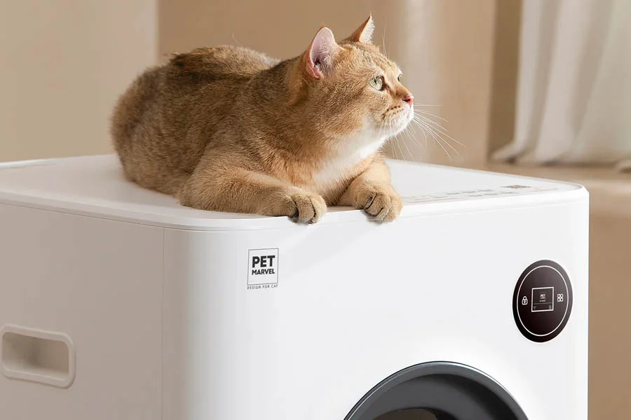 automatic cat litter box for multiple cats